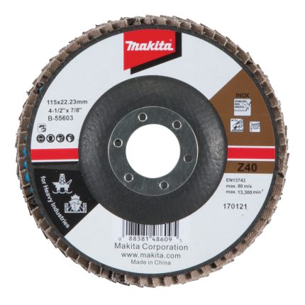 FLAP DISC 115MM X 22.23 P180