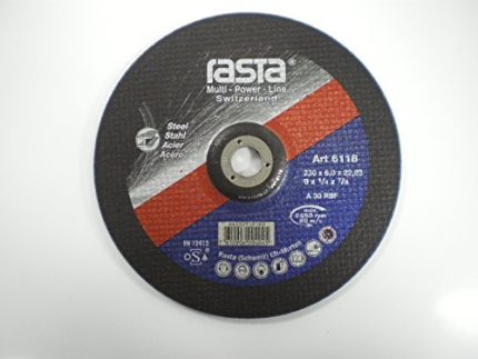 RASTA METAL GRINDING DISC 9"[6118RM]