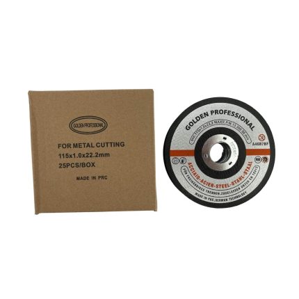 S.STEEL CUTTING DISC 4.1/2"X1.0MMX22MM GOLDEN
