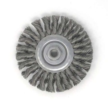 S/STEEL CIRCULAR BRUSH TWIST 175MM - M14 THR