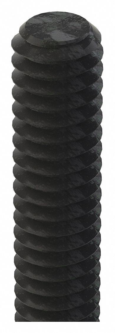 Fully Threaded Rod: 3/4"-10 Thread Size, Steel, Grade B7, Black Oxide, 6 ft Overall Lg