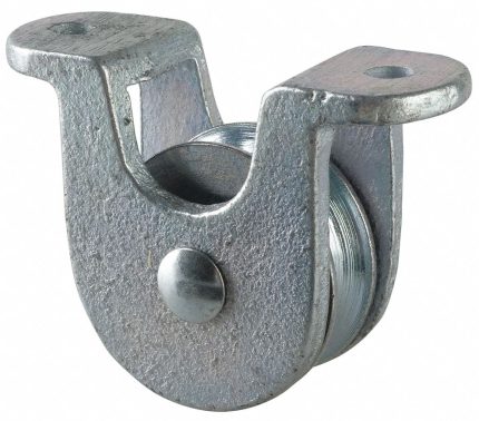 PEERLESS Pulley Block: Open Deck Pulley Block, Mounted, Upright Mount, Lifting/Pulling, Bolt-On