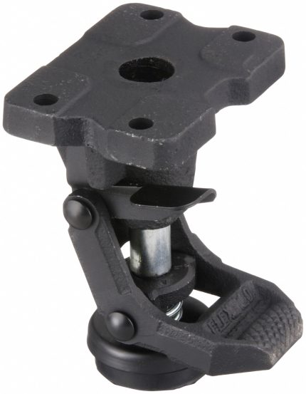 APPROVED VENDOR Floor Lock: For 6 in Wheel Dia, 6 3/8 in Floor Lock Retracted Ht, Steel