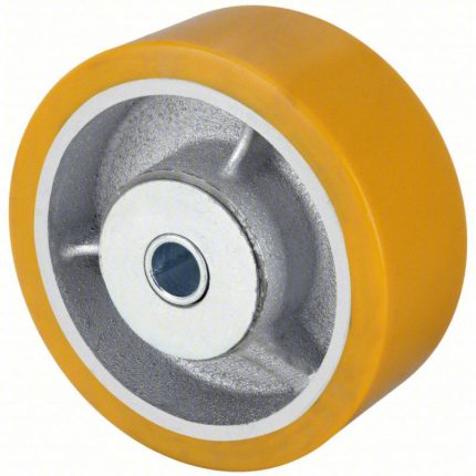 APPROVED VENDOR Caster Wheel: 6 in Wheel Dia., 2 1/2 in Wheel Wd, Polyurethane, 1,600 lb Load Rating
