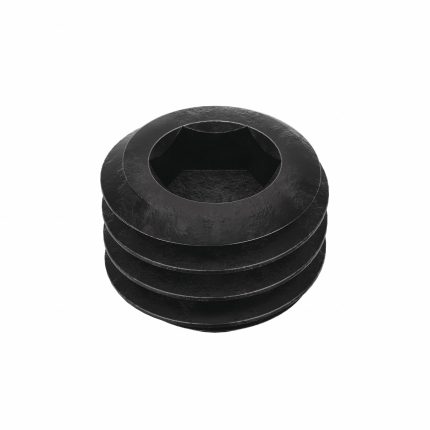 Socket Set Screw: 1/2"-13 Thread Size, 3/8 in Overall Lg, Cup pt, Alloy Steel, Black Oxide, 50 PK