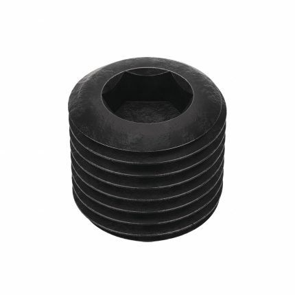 Socket Set Screw: 1/2"-20 Thread Size, 1/2 in Overall Lg, Cup pt, Alloy Steel, Black Oxide, 50 PK