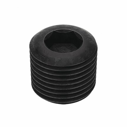 Socket Set Screw: 5/8"-18 Thread Size, 5/8 in Overall Lg, Cup pt, Alloy Steel, Black Oxide, 10 PK