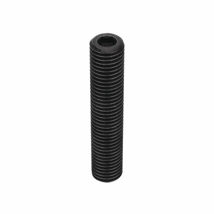 Socket Set Screw: 3/4"-10 Thread Size, 4 in Overall Lg, Cup pt, Alloy Steel, Black Oxide, 5 PK
