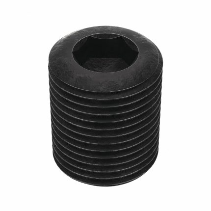 Socket Set Screw: 3/4"-16 Thread Size, 1 in Overall Lg, Cup pt, Alloy Steel, Black Oxide, 5 PK