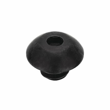 Socket Head Cap Screw: #6-32 Thread Size, 1/8 in Lg, Button, Black Oxide, Steel, 50 PK