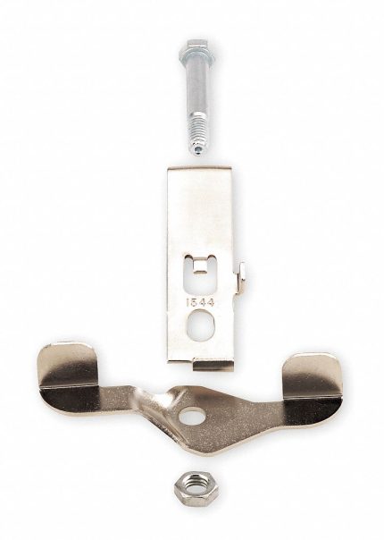 E.R. WAGNER Caster Brake Kit: Side Pedal, Lock Not Included, For 5 in Wheel Dia., Steel, Right Side