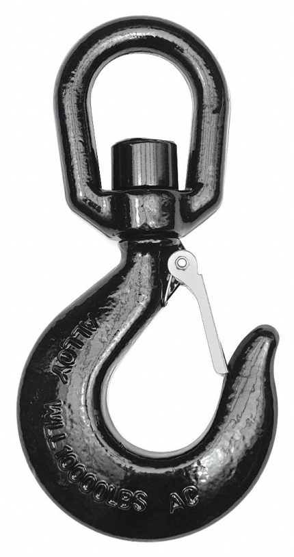 DAYTON Slip Hook: 10,000 lb Working Load Limit, 80 Hook Grade, Alloy Steel, 3/4 in Material Thick