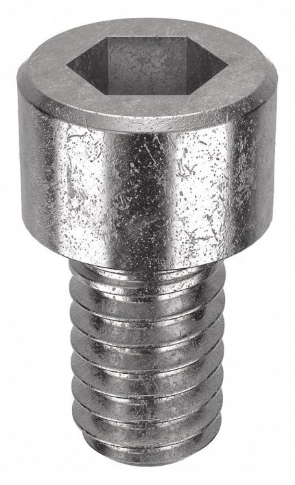 Socket Head Cap Screw: #1-72 Thread Size, 1/8 in Lg, Std, Plain, Stainless Steel, 18-8, 100 PK