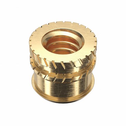 Heat-Set Insert: #2-56 Thread Size, 1/8 in Overall Lg, 9/64 in Dia, 0.118 in Tapered End Dia, 100 PK