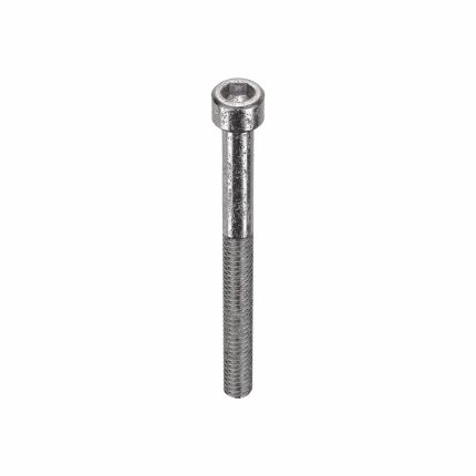 Socket Head Cap Screw: #2-56 Thread Size, 1 in Lg, Std, Plain, Stainless Steel, 18-8, 100 PK