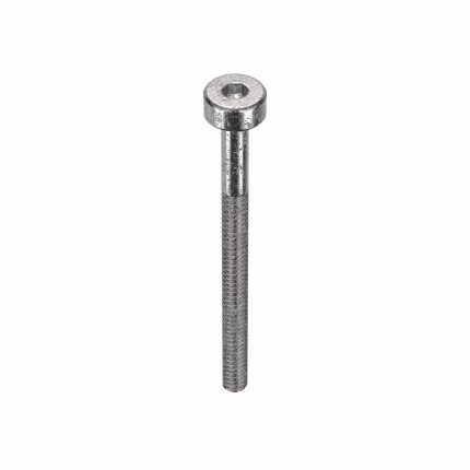 Socket Head Cap Screw: 1/4"-20 Thread Size, 2 1/2 in Lg, Std, Plain, Stainless Steel, 18-8, 10 PK