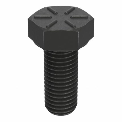 Hex Head Cap Screw: Steel, Grade 8, Black Oxide, 5/16"-24, Fine, 3/4 in lg, Made in USA*, 100 PK