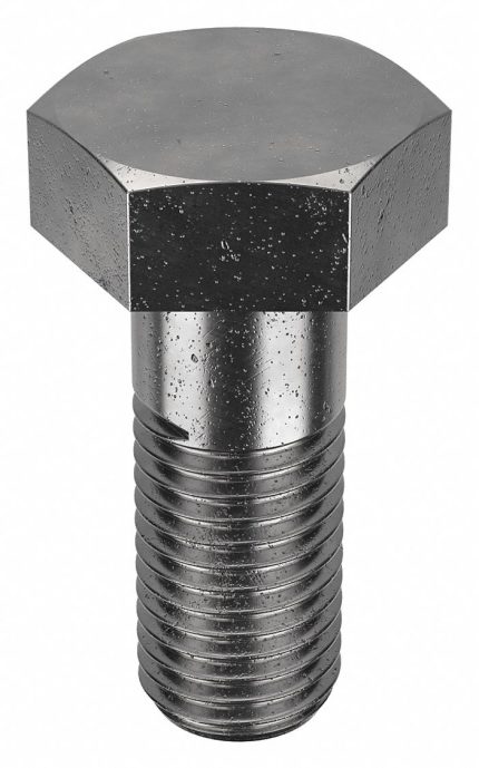 Structural Bolt: Steel, A325 Type 1, Black Oxide, 1/2"-13 Thread Size, 1 1/4 in lg, 1/4 in Grip Size