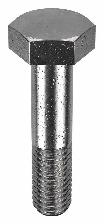 Structural Bolt: Steel, A325 Type 1, Black Oxide, 1/2"-13 Thread Size, 2 1/4 in lg