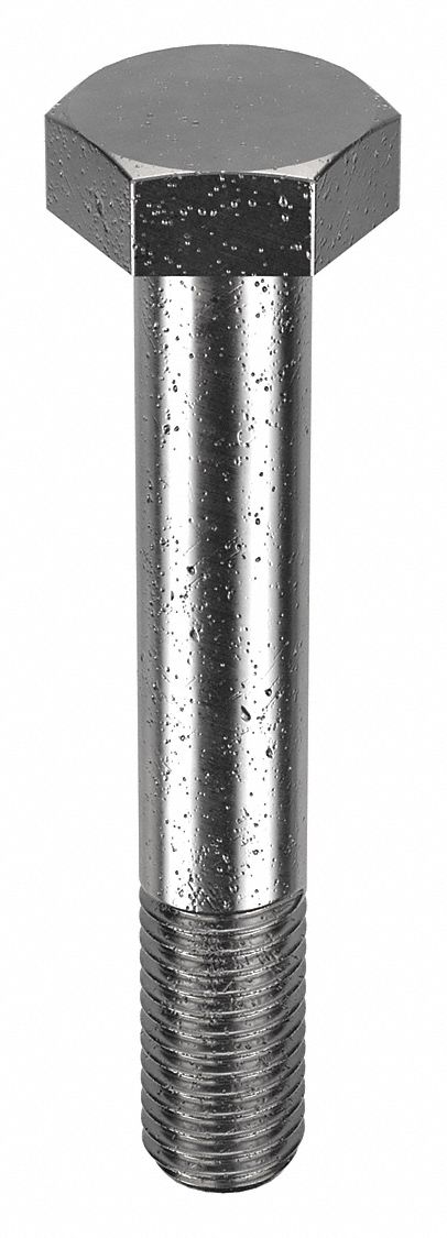 Structural Bolt: Steel, A325 Type 1, Black Oxide, 1/2"-13 Thread Size, 4 in lg, 1 in Min Thread Lg