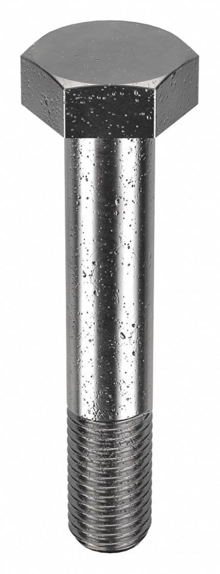 Structural Bolt: Steel, A325 Type 1, Black Oxide, 1"-8 Thread Size, 5 1/2 in lg, 3 3/4 in Grip Size