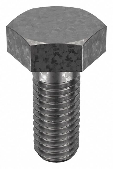 Structural Bolt: Steel, A325 Type 1, Hot Dipped Galvanized, 1/2"-13 Thread Size, 1 1/4 in lg