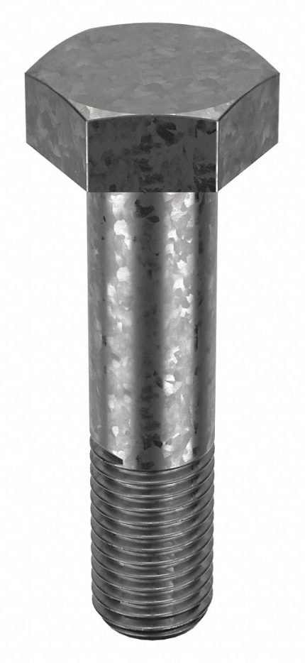 Structural Bolt: Steel, A325 Type 1, Hot Dipped Galvanized, 3/4"-10 Thread Size, 3 1/4 in lg