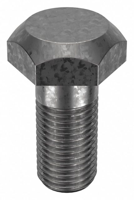 Structural Bolt: Steel, A325 Type 1, Hot Dipped Galvanized, 1 1/4"-7 Thread Size, 2 3/4 in lg