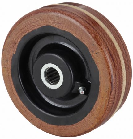 APPROVED VENDOR Caster Wheel: 6 in Wheel Dia., 2 in Wheel Wd, Phenolic, 1,500 lb Load Rating, Std