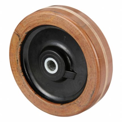 APPROVED VENDOR Caster Wheel: 8 in Wheel Dia., 2 in Wheel Wd, Phenolic, 1,750 lb Load Rating, Std