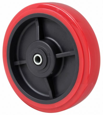 APPROVED VENDOR Caster Wheel: 8 in Wheel Dia., 2 in Wheel Wd, Polyurethane, 900 lb Load Rating, Std