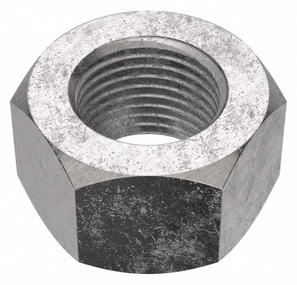 Hex Nut: 5/8"-18 Thread, 15/16 in Hex Wd, 35/64 in Hex Ht, Stainless Steel, 18-8, Plain, 25 PK