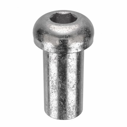 Architectural Sex Bolt: 5/8"-11 Thread Size, 1 3/4 in Brl Lg, 7/8 in Brl Dia, 18-8 Stainless Steel