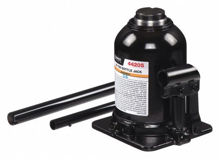 SUNEX TOOLS High-Clearance Bottle Jacks: Steel, Manual Handle, Mechanical, 20 ton Load Capacity
