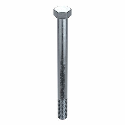Hex Head Cap Screw: Steel, Grade 2, Zinc Plated, 7/16"-14, Coarse, 6 in lg, Globally Sourced, 5 PK