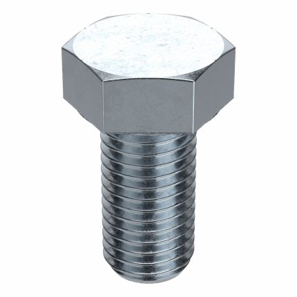 Hex Head Cap Screw: Steel, Grade 2, Zinc Plated, 3/4"-10, Coarse, 1 1/2 in lg, Fully Threaded, 10 PK