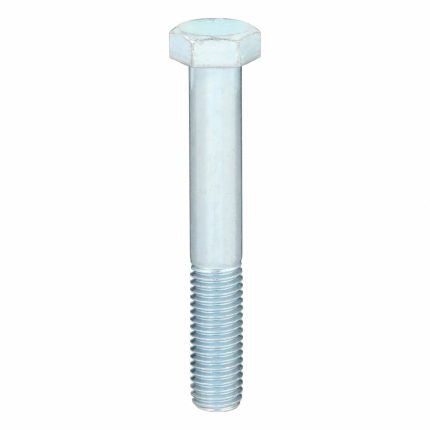 Hex Head Cap Screw: Steel, Grade 5, Zinc Plated, 5/8"-11, Coarse, 4 1/4 in lg, Inch, SAE J429, 5 PK
