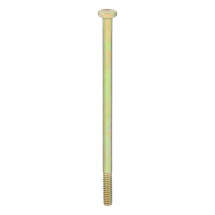 Hex Head Cap Screw: Steel, Grade 8, Zinc Yellow, 1/4"-20, Coarse, 5 in lg, Globally Sourced, 25 PK