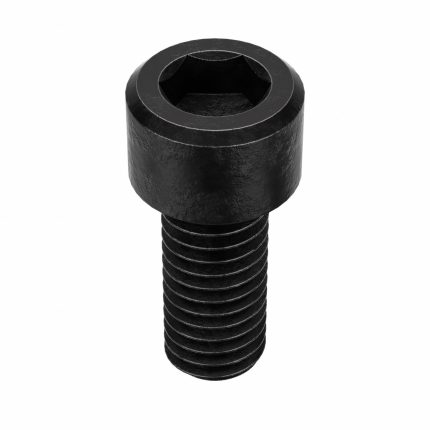 Socket Head Cap Screw: 7/16"-14 Thread Size, 1 in Lg, Std, Black Oxide, Steel, 3/8 in Drive, 25 PK