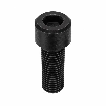 Socket Head Cap Screw: 1"-8 Thread Size, 2 3/4 in Lg, Std, Black Oxide, Steel, 1 in Head Ht, 5 PK