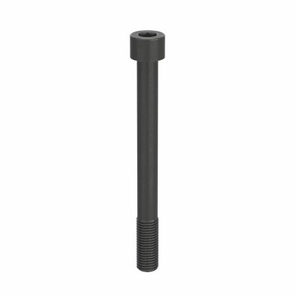 Socket Head Cap Screw: 1"-8 Thread Size, 10 in Lg, Std, Black Oxide, Steel, 1 in Head Ht