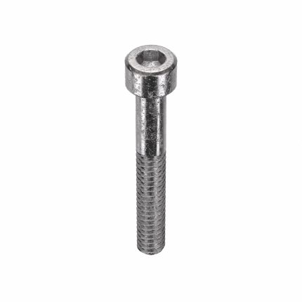 Socket Head Cap Screw: #10-24 Thread Size, 1 3/8 in Lg, Std, Plain, Stainless Steel, 18-8, 100 PK