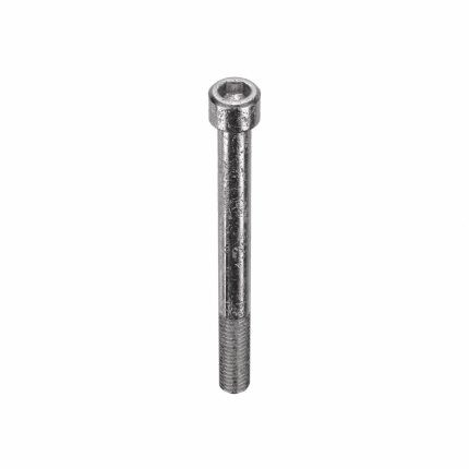 Socket Head Cap Screw: 3/8"-16 Thread Size, 4 in Lg, Std, Plain, Stainless Steel, 18-8, 10 PK