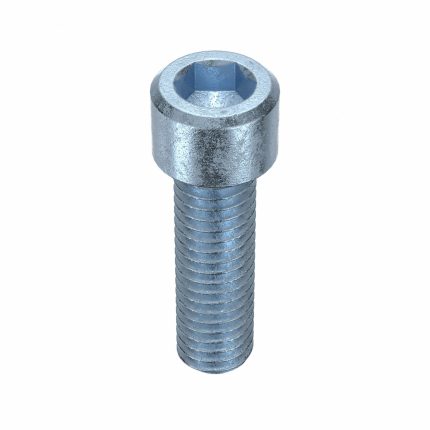 Socket Head Cap Screw: 3/8"-16 Thread Size, 1 1/4 in Lg, Std, Zinc Plated, Steel, 50 PK