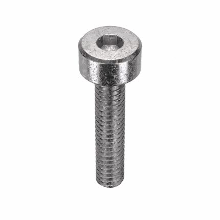 Socket Head Cap Screw: M2-0.4 Thread Size, 10 mm Lg, Std, Plain, Stainless Steel, 18-8, 50 PK