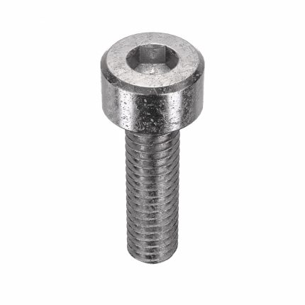 Socket Head Cap Screw: #6-40 Thread Size, 1/2 in Lg, Std, Plain, Stainless Steel, 18-8, 100 PK
