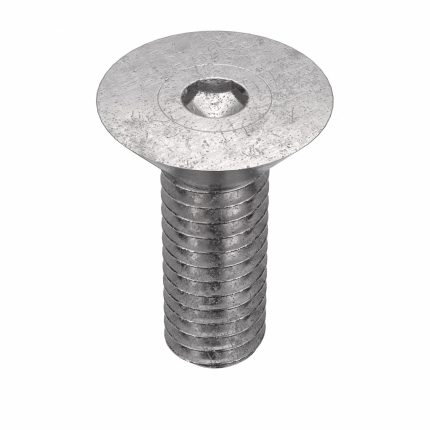 Socket Flat Head Screw: 5/16"-18 Thread Size, 5/8 in Lg, Flat, Plain, Stainless Steel, 18-8, 100 PK