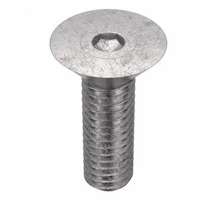 Socket Flat Head Screw: 5/16"-18 Thread Size, 3/4 in Lg, Flat, Plain, Stainless Steel, 18-8, 100 PK