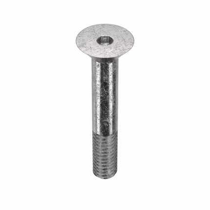 Socket Flat Head Screw: 5/16"-18 Thread Size, 1 3/4 in Lg, Flat, Plain, Stainless Steel, 18-8, 50 PK