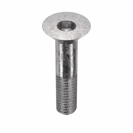 Socket Flat Head Screw: 3/8"-16 Thread Size, 1 1/2 in Lg, Flat, Plain, Stainless Steel, 18-8, 25 PK